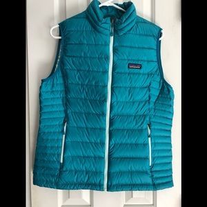 Patagonia women’s Down Sweater Vest Large